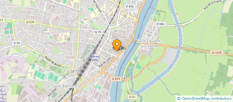 localisation de l'entreprise MONSIEUR ROBIN CAUCHE  MACON