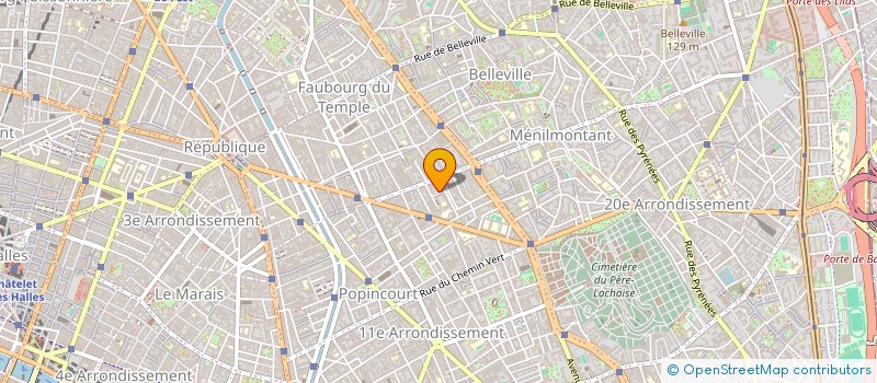 localisation de l'entreprise MONSIEUR ROBIN CELESTIN  PARIS