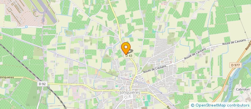 localisation de l'entreprise MONSIEUR ROBIN CHABERT à JONQUIERES