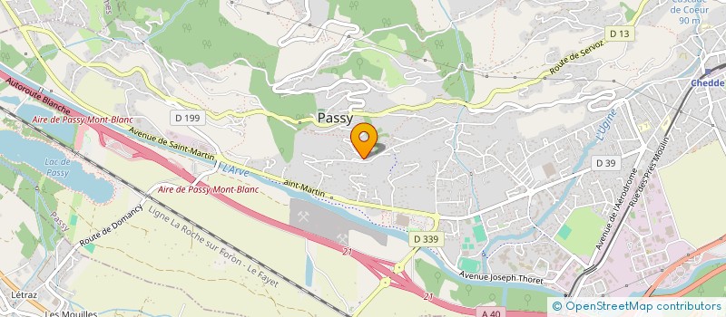 localisation de l'entreprise MONSIEUR ROBIN CHALLAMEL  PASSY