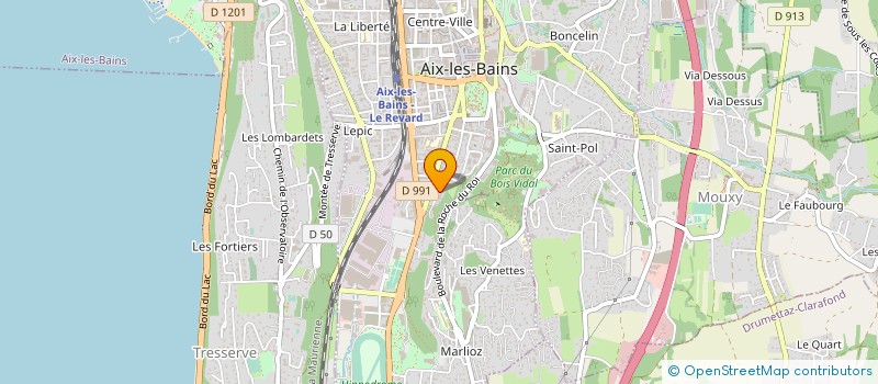 localisation de l'entreprise MONSIEUR ROBIN CHAPPET à AIX-LES-BAINS