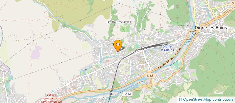 localisation de l'entreprise MONSIEUR ROBIN CHAUVIN  DIGNE-LES-BAINS