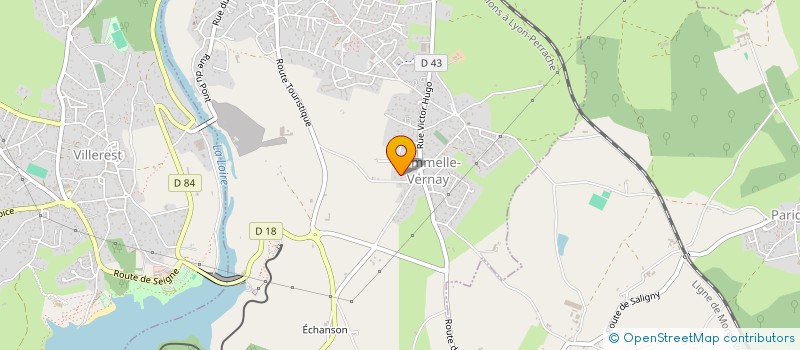 localisation de l'entreprise MONSIEUR ROBIN CHAUX  COMMELLE-VERNAY