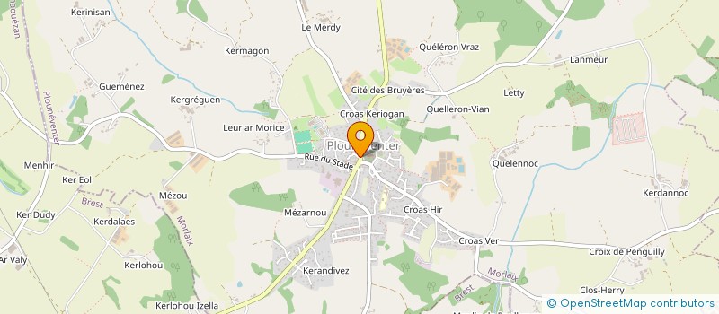 localisation de l'entreprise MONSIEUR ROBIN CHENEVIER  PLOUNEVENTER