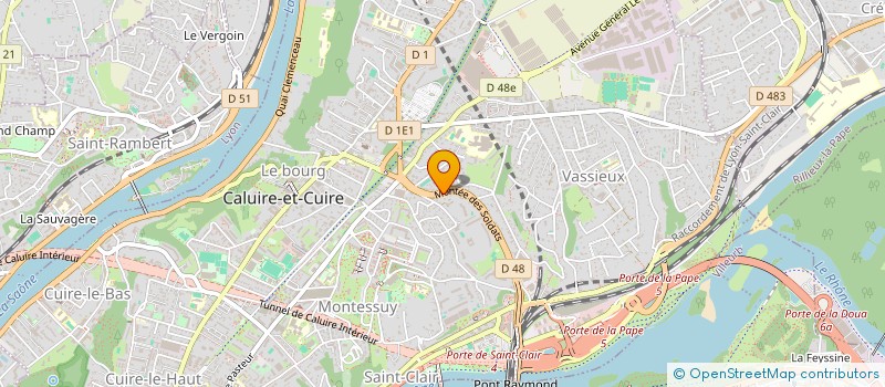 localisation de l'entreprise MONSIEUR ROBIN CHOLLAT-NAMY à CALUIRE-ET-CUIRE