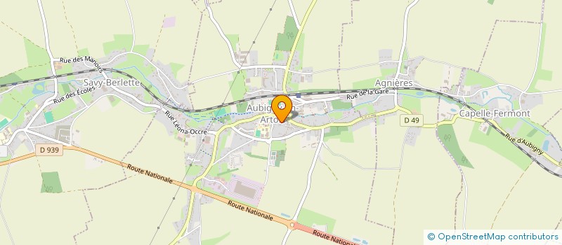 localisation de l'entreprise MONSIEUR ROBIN CLAEYS  AUBIGNY-EN-ARTOIS