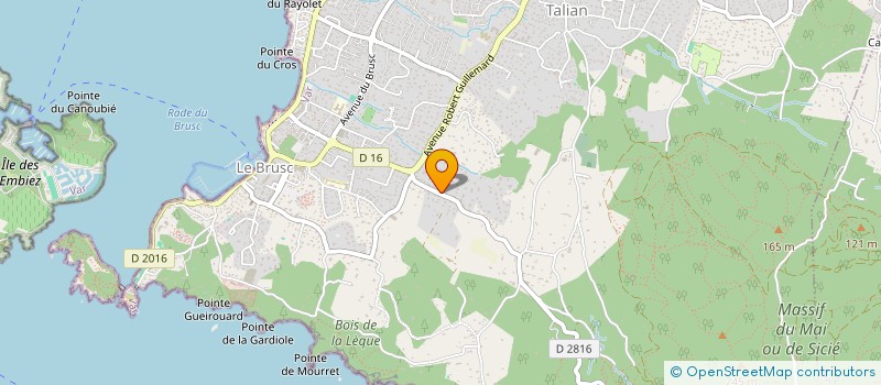 localisation de l'entreprise MONSIEUR ROBIN CLAUZEL à SIX-FOURS-LES-PLAGES