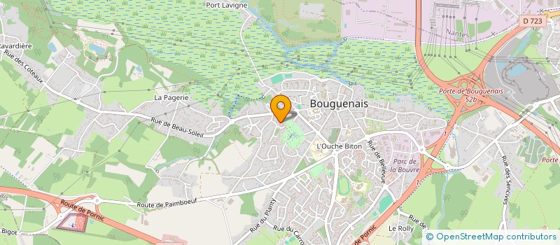 localisation de l'entreprise MONSIEUR ROBIN CORNEC  BOUGUENAIS