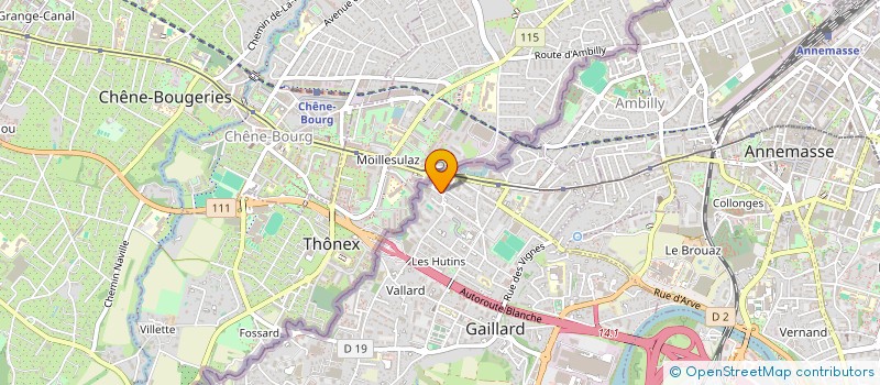 localisation de l'entreprise MONSIEUR ROBIN COSTA  MONNETIER-MORNEX