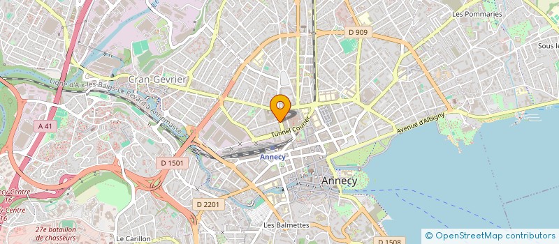 localisation de l'entreprise MONSIEUR ROBIN CRENN  ANNECY