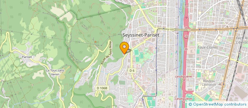 localisation de l'entreprise MONSIEUR ROBIN CRETINON  SEYSSINET-PARISET