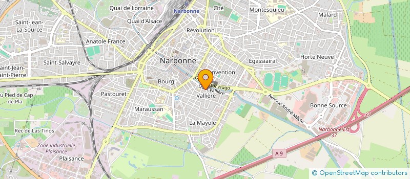 localisation de l'entreprise MONSIEUR ROBIN CRONIER à NARBONNE
