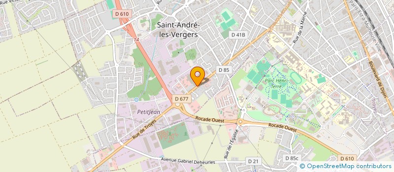 localisation de l'entreprise MONSIEUR ROBIN CUISANCE  SAINT-ANDRE-LES-VERGERS