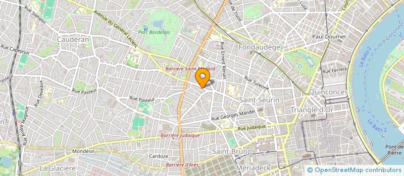 localisation de l'entreprise MONSIEUR ROBIN DABAN à BORDEAUX