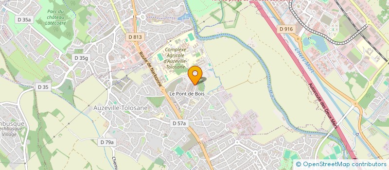 localisation de l'entreprise MONSIEUR ROBIN DAVENNE  AUZEVILLE-TOLOSANE