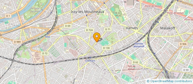 localisation de l'entreprise MONSIEUR ROBIN DE GASQUET  ISSY-LES-MOULINEAUX