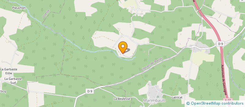 localisation de l'entreprise MONSIEUR ROBIN DE KAT  LIGNAN-DE-BAZAS