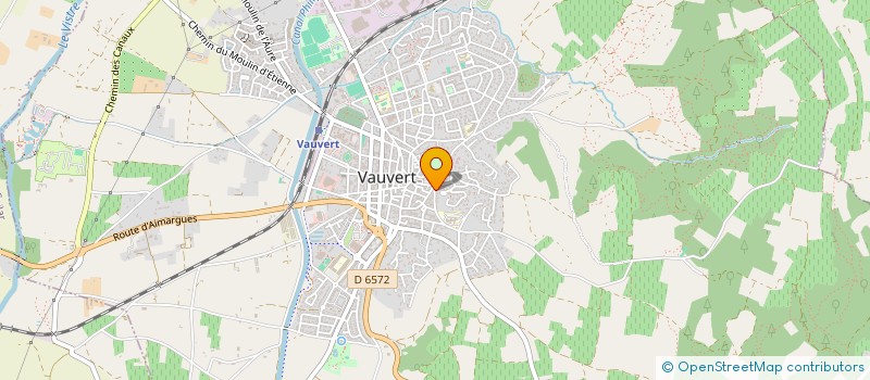 localisation de l'entreprise MONSIEUR ROBIN DEFERT  VAUVERT