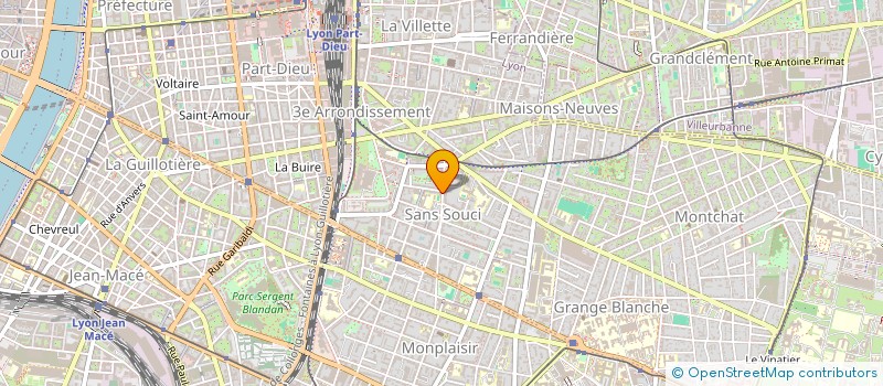 localisation de l'entreprise MONSIEUR ROBIN DEGEORGES  LYON