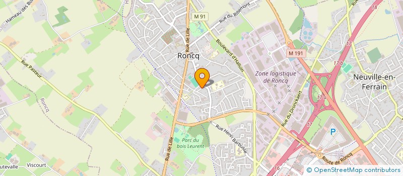 localisation de l'entreprise MONSIEUR ROBIN DEJAEGHERE  LILLE