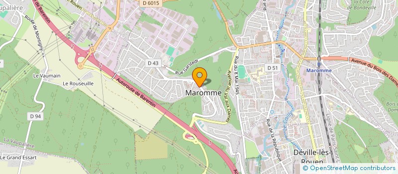 localisation de l'entreprise MONSIEUR ROBIN DELARUEMAILLARD  MAROMME