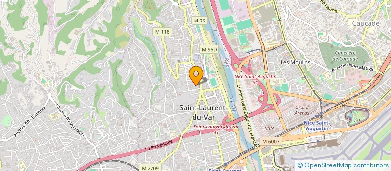 localisation de l'entreprise MONSIEUR ROBIN DELMARE à SAINT-LAURENT-DU-VAR