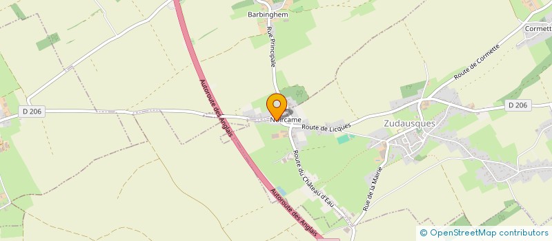 localisation de l'entreprise MONSIEUR ROBIN DENEUVILLE  ZUDAUSQUES