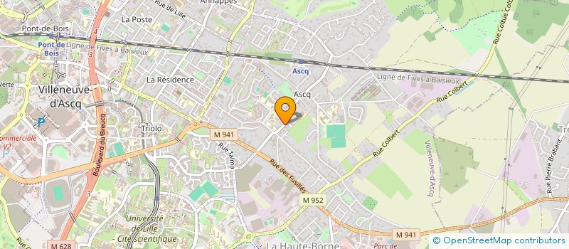 localisation de l'entreprise MONSIEUR ROBIN DESAULTY à VILLENEUVE-D'ASCQ