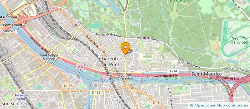 localisation de l'entreprise MONSIEUR ROBIN DESCARREGA  CHARENTON LE PONT