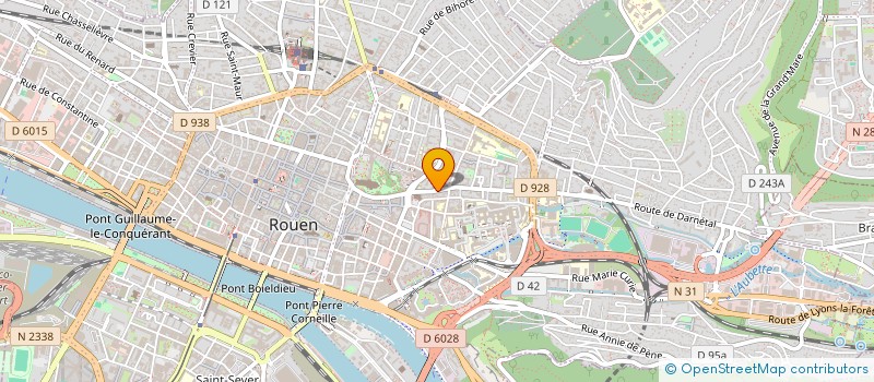 localisation de l'entreprise MONSIEUR ROBIN DESSON  ROUEN