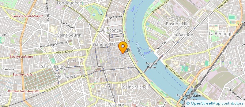 localisation de l'entreprise MONSIEUR ROBIN DEVILLIERS à BORDEAUX