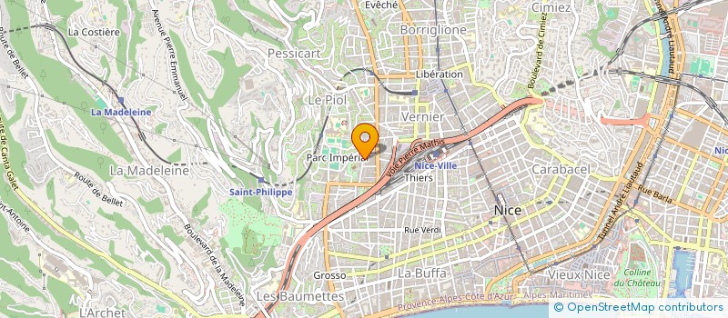 localisation de l'entreprise MONSIEUR ROBIN DOMINOIS à NICE