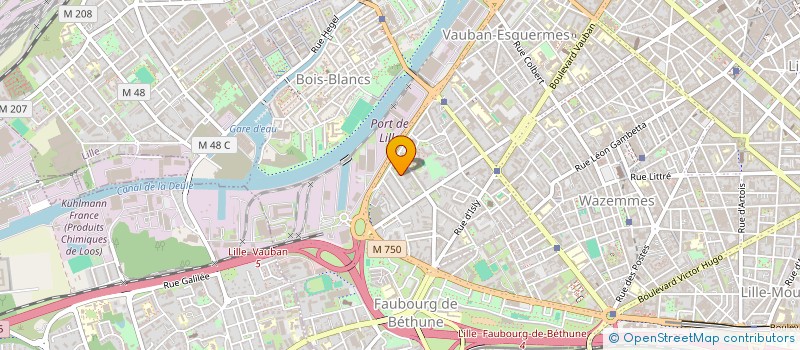 localisation de l'entreprise MONSIEUR ROBIN DONNET à LILLE
