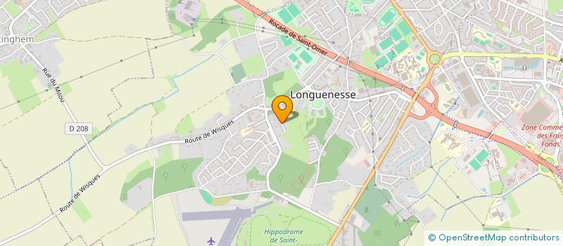 localisation de l'entreprise MONSIEUR ROBIN DUFLOT  LONGUENESSE