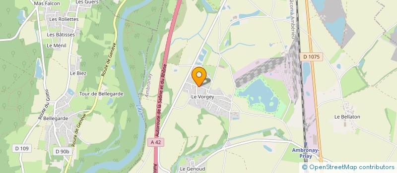 localisation de l'entreprise MONSIEUR ROBIN DUPRAS  AMBRONAY