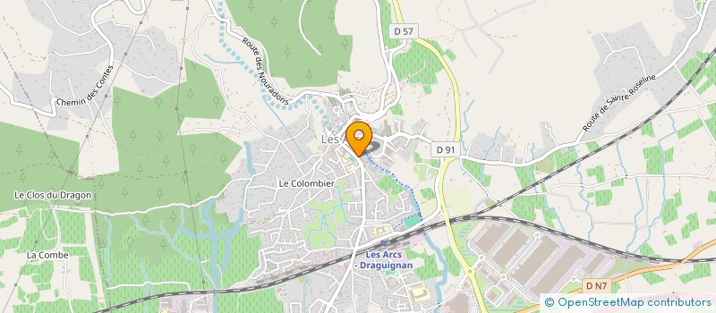 localisation de l'entreprise MONSIEUR ROBIN EAUBELLE--LE BOURHIS  LES ARCS