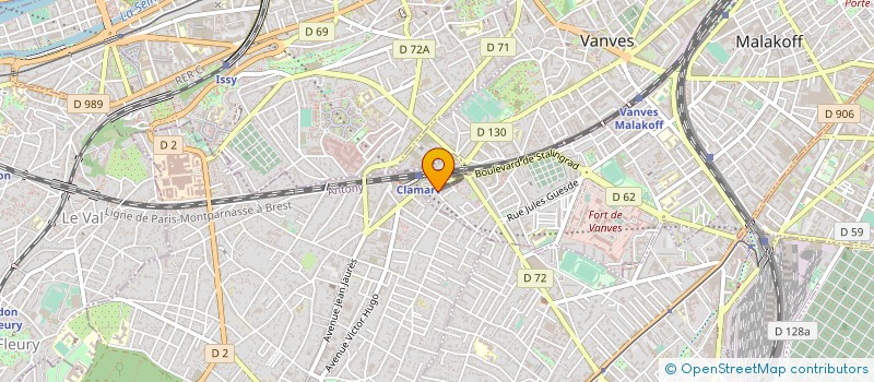 localisation de l'entreprise MONSIEUR ROBIN EDDI  MALAKOFF