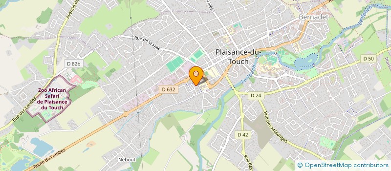 localisation de l'entreprise MONSIEUR ROBIN EDELIN  PLAISANCE-DU-TOUCH