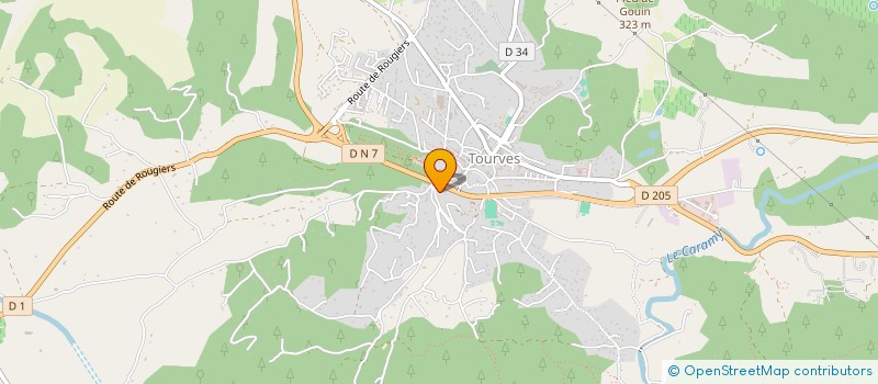 localisation de l'entreprise MONSIEUR ROBIN ERNANDES  TOURVES