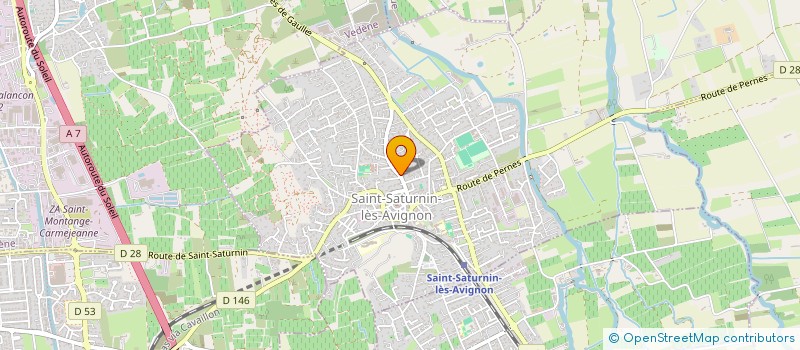localisation de l'entreprise MONSIEUR ROBIN FAGES  SAINT-SATURNIN-LES-AVIGNON