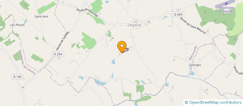 localisation de l'entreprise MONSIEUR ROBIN FALLAIZE  LAUZUN