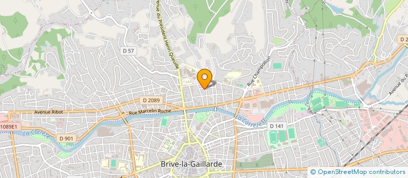 localisation de l'entreprise MONSIEUR ROBIN FILIPPI-LEVEQUE à BRIVE-LA-GAILLARDE