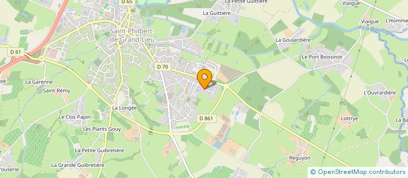 localisation de l'entreprise MONSIEUR ROBIN FONTAINE  SAINT-PHILBERT-DE-GRAND-LIEU