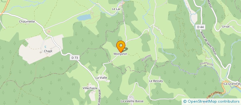 localisation de l'entreprise MONSIEUR ROBIN FORISSIER  CHAMPOLY