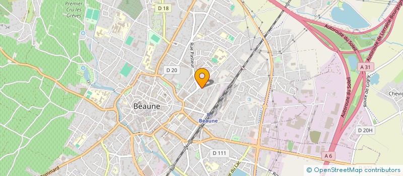 localisation de l'entreprise MONSIEUR ROBIN FOURATIER à BEAUNE
