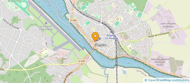 localisation de l'entreprise MONSIEUR ROBIN FOURNIER  ETAPLES