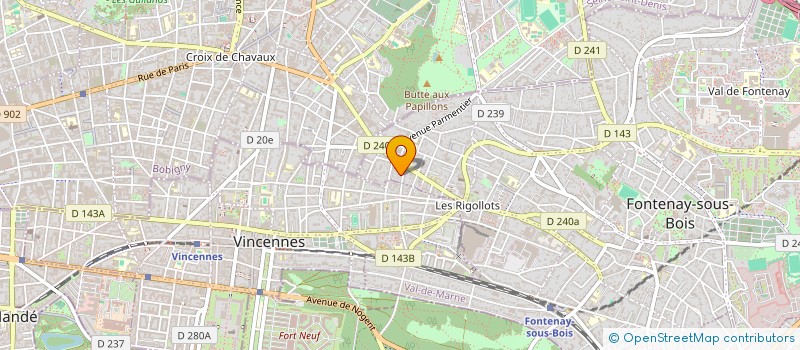 localisation de l'entreprise MONSIEUR ROBIN FRANCOIS  FONTENAY-SOUS-BOIS