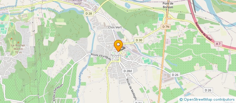 localisation de l'entreprise MONSIEUR ROBIN FRUCTUEUX  NOVES