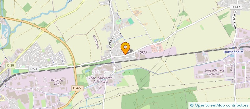 localisation de l'entreprise MONSIEUR ROBIN GALOUYE  DACHSTEIN