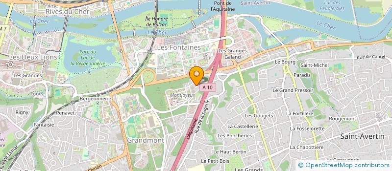 localisation de l'entreprise MONSIEUR ROBIN GARCIA  TOURS